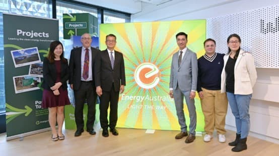 Halo CEO Mr Martin Tsang與司長在澳洲會面